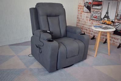 The Moorabbin Ultimate Lift Seat - Fabric, Dark Grey