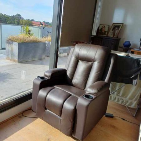 The Moorabbin Ultimate Lift Seat - Leather, Dark Brown