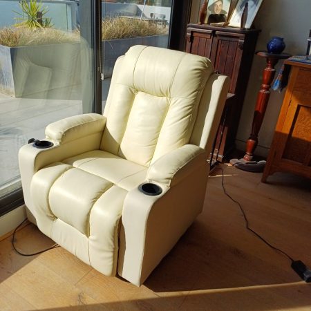 The Moorabbin Ultimate Lift Seat - Leather, Beige